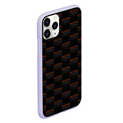 Чехол iPhone 11 Pro матовый Pattern Modern strike online, цвет: 3D-светло-сиреневый — фото 2