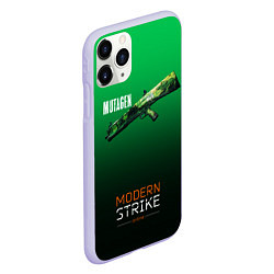 Чехол iPhone 11 Pro матовый Mutagen - Modern strike online, цвет: 3D-светло-сиреневый — фото 2