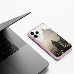 Чехол iPhone 11 Pro матовый Революция ассасинов, цвет: 3D-розовый — фото 2