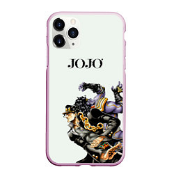 Чехол iPhone 11 Pro матовый Стенд Джотаро Куджо Star Platinum