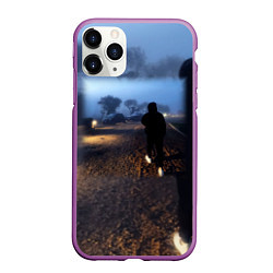 Чехол iPhone 11 Pro матовый Фараон филармония альбом, цвет: 3D-фиолетовый