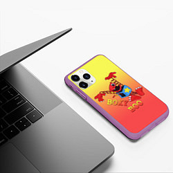 Чехол iPhone 11 Pro матовый Project Playtime - Бокси Бу, цвет: 3D-фиолетовый — фото 2