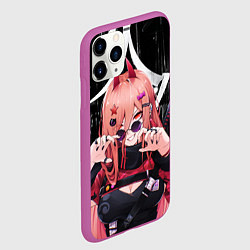 Чехол iPhone 11 Pro матовый Chainsaw Man - Power, цвет: 3D-фиолетовый — фото 2