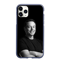 Чехол iPhone 11 Pro матовый Илон Маск, портрет