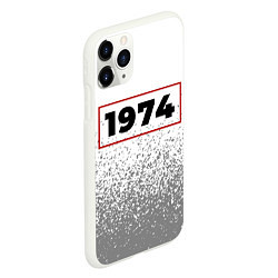 Чехол iPhone 11 Pro матовый 1974 - в красной рамке на светлом, цвет: 3D-белый — фото 2