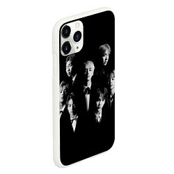 Чехол iPhone 11 Pro матовый BTS BLACK, цвет: 3D-белый — фото 2