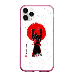 Чехол iPhone 11 Pro матовый Dragon Ball Сон Гоку
