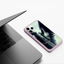 Чехол iPhone 11 Pro матовый Devil may cry, цвет: 3D-розовый — фото 2