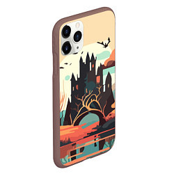 Чехол iPhone 11 Pro матовый Autumn Castle - Huf&Sya, цвет: 3D-коричневый — фото 2