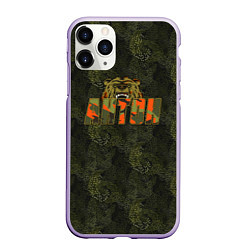 Чехол iPhone 11 Pro матовый Антон камуфляж