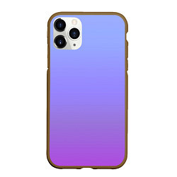 Чехол iPhone 11 Pro матовый Фиолетовый градиент