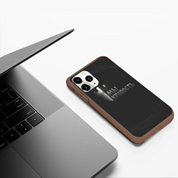 Чехол iPhone 11 Pro матовый Мы крепость, цвет: 3D-коричневый — фото 2