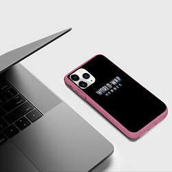 Чехол iPhone 11 Pro матовый World War Heroes логотип игры WWH, цвет: 3D-малиновый — фото 2