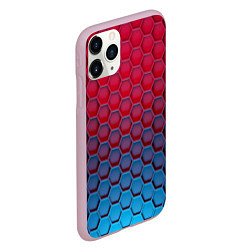 Чехол iPhone 11 Pro матовый Битва градиентов брони, цвет: 3D-розовый — фото 2