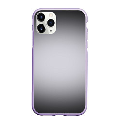 Чехол iPhone 11 Pro матовый Серебристый градиент