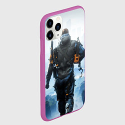 Чехол iPhone 11 Pro матовый Death Stranding Sam, цвет: 3D-фиолетовый — фото 2