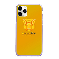 Чехол iPhone 11 Pro матовый Bumblebee градиент