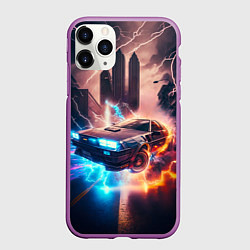 Чехол iPhone 11 Pro матовый Хочу Back to The Home, цвет: 3D-фиолетовый