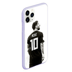 Чехол iPhone 11 Pro матовый 10 Leo Messi, цвет: 3D-светло-сиреневый — фото 2