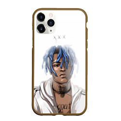 Чехол iPhone 11 Pro матовый XXXTentacion - art, цвет: 3D-коричневый