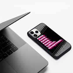 Чехол iPhone 11 Pro матовый Рэпер: суббота воскресенье, цвет: 3D-черный — фото 2