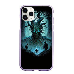 Чехол iPhone 11 Pro матовый Огромный энт, цвет: 3D-светло-сиреневый