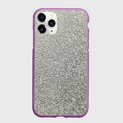 Чехол iPhone 11 Pro матовый Шипение сломанного телевизора, цвет: 3D-фиолетовый