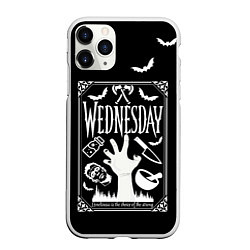 Чехол iPhone 11 Pro матовый Wednesday - thing