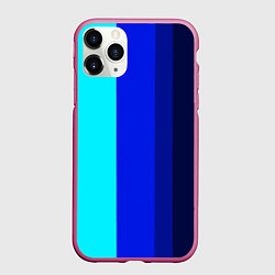 Чехол iPhone 11 Pro матовый Контрастные вертикальные полосы