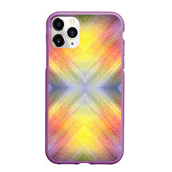 Чехол iPhone 11 Pro матовый В светлый путь, цвет: 3D-фиолетовый