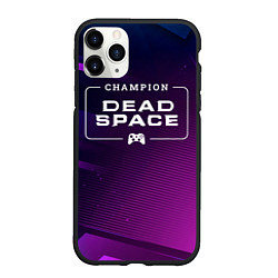 Чехол iPhone 11 Pro матовый Dead Space gaming champion: рамка с лого и джойсти, цвет: 3D-черный