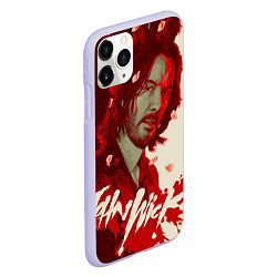 Чехол iPhone 11 Pro матовый John wick osaka, цвет: 3D-светло-сиреневый — фото 2