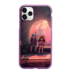 Чехол iPhone 11 Pro матовый Диппер и Мейбл - New part of this story, цвет: 3D-фиолетовый