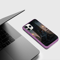 Чехол iPhone 11 Pro матовый Элли в засаде, цвет: 3D-фиолетовый — фото 2