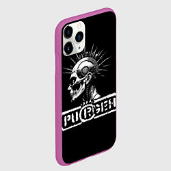 Чехол iPhone 11 Pro матовый Пурген киберпанк, цвет: 3D-фиолетовый — фото 2