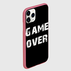 Чехол iPhone 11 Pro матовый Игра окончена, цвет: 3D-малиновый — фото 2