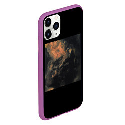 Чехол iPhone 11 Pro матовый Моцарт - Pharaoh, цвет: 3D-фиолетовый — фото 2