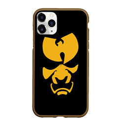 Чехол iPhone 11 Pro матовый Wu-Tang Clan samurai, цвет: 3D-коричневый