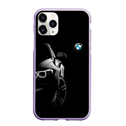 Чехол iPhone 11 Pro матовый БМВ в тени, цвет: 3D-светло-сиреневый