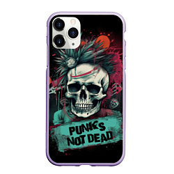 Чехол iPhone 11 Pro матовый Punks not dead