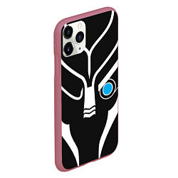 Чехол iPhone 11 Pro матовый Mass Effect Garrus Art, цвет: 3D-малиновый — фото 2