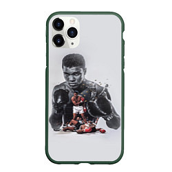 Чехол iPhone 11 Pro матовый The greatest - Muhammad Ali