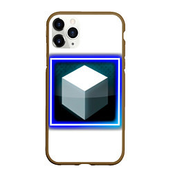 Чехол iPhone 11 Pro матовый Белый куб и магия