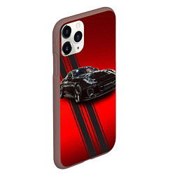 Чехол iPhone 11 Pro матовый Английский спортивный автомобиль Jaguar, цвет: 3D-коричневый — фото 2