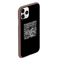 Чехол iPhone 11 Pro матовый Saluki - wild east, цвет: 3D-коричневый — фото 2