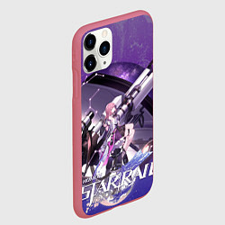 Чехол iPhone 11 Pro матовый Аста Хонкай Стар Рейл, цвет: 3D-малиновый — фото 2