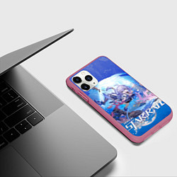 Чехол iPhone 11 Pro матовый Байлу Хонкай Стар Рейл, цвет: 3D-малиновый — фото 2