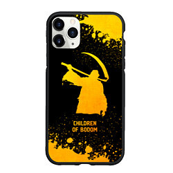 Чехол iPhone 11 Pro матовый Children of Bodom - gold gradient