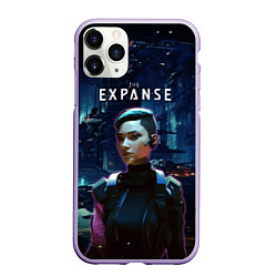 Чехол iPhone 11 Pro матовый The expanse - a telltale series, цвет: 3D-светло-сиреневый