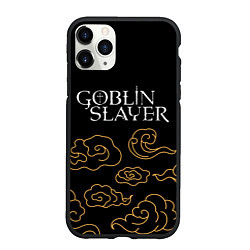 Чехол iPhone 11 Pro матовый Goblin Slayer anime clouds, цвет: 3D-черный